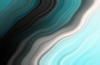 Kırmızı, Yeşil, Mavi, Turkuaz ve Turkuaz Modern Sanatsal Arkaplan Tasarımı Dalgaları ile Canlı Soyut Boyama