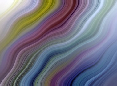 Kırmızı, Yeşil, Mavi, Turkuaz ve Turkuaz Modern Sanatsal Arkaplan Tasarımı Dalgaları ile Canlı Soyut Boyama