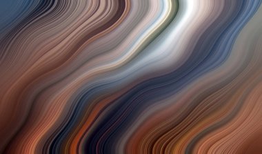 Kırmızı, Yeşil, Mavi, Turkuaz ve Turkuaz Modern Sanatsal Arkaplan Tasarımı Dalgaları ile Canlı Soyut Boyama