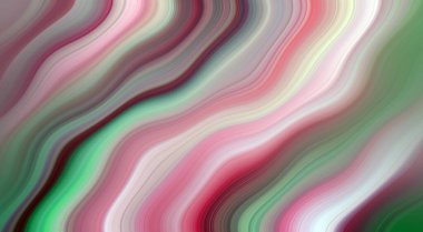 Kırmızı, Yeşil, Mavi, Turkuaz ve Turkuaz Modern Sanatsal Arkaplan Tasarımı Dalgaları ile Canlı Soyut Boyama