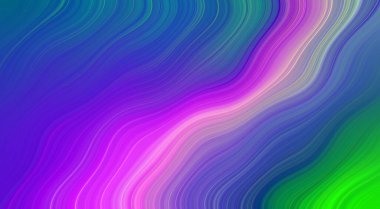 Kırmızı, Yeşil, Mavi, Turkuaz ve Turkuaz Modern Sanatsal Arkaplan Tasarımı Dalgaları ile Canlı Soyut Boyama