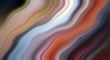 Kırmızı, Yeşil, Mavi, Turkuaz ve Turkuaz Modern Sanatsal Arkaplan Tasarımı Dalgaları ile Canlı Soyut Boyama