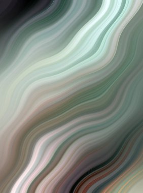 Kırmızı, Yeşil, Mavi, Turkuaz ve Turkuaz Modern Sanatsal Arkaplan Tasarımı Dalgaları ile Canlı Soyut Boyama