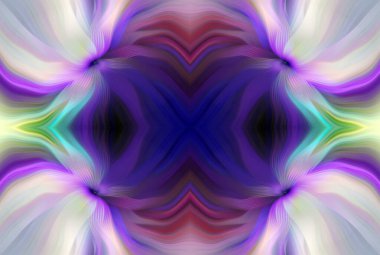 Kırmızı, mavi ve mor renkli canlı, soyut, simetrik akış desenleri. Modern Artistik Arkaplan Tasarımı Yaratıcı Projeler, Çağdaş Dekor, Duvar kağıtları, Dijital Sanat İlhamları