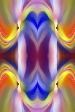 Kırmızı, mavi ve mor renkli canlı, soyut, simetrik akış desenleri. Modern Artistik Arkaplan Tasarımı Yaratıcı Projeler, Çağdaş Dekor, Duvar kağıtları, Dijital Sanat İlhamları