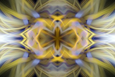 Soyut Dijital Sanat, Futuristik Fraktal Dünya, Renkli Fantezi, Neon Parıltısı, Simetrik Kaleydoskop, 3D Şeritler, Dekoratif Çiçek Süslemesi, Renkli Soyut Resimler ve Fantezi Dokular