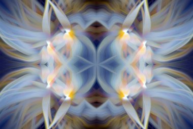 Soyut Dijital Sanat, Futuristik Fraktal Dünya, Renkli Fantezi, Neon Parıltısı, Simetrik Kaleydoskop, 3D Şeritler, Dekoratif Çiçek Süslemesi, Renkli Soyut Resimler ve Fantezi Dokular