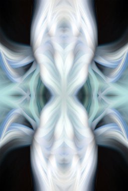 Soyut Dijital Sanat, Futuristik Fraktal Dünya, Renkli Fantezi, Neon Parıltısı, Simetrik Kaleydoskop, 3D Şeritler, Dekoratif Çiçek Süslemesi, Renkli Soyut Resimler ve Fantezi Dokular