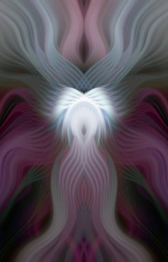 Canlı Soyut Sanatsal Simetrik Renkli Kaleydoskopik Tasarım Parlak Desenler, Geometrik Şekiller, Modern Geleceğsel Sanatsal Biçimli Değişken Enerji