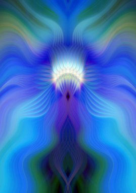 Canlı Soyut Sanatsal Simetrik Renkli Kaleydoskopik Tasarım Parlak Desenler, Geometrik Şekiller, Modern Geleceğsel Sanatsal Biçimli Değişken Enerji