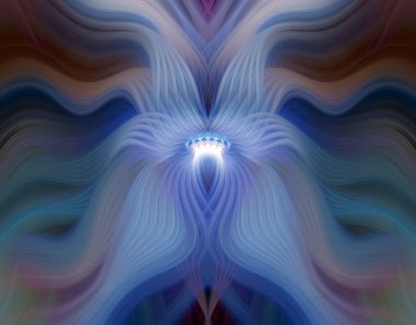 Canlı Soyut Sanatsal Simetrik Renkli Kaleydoskopik Tasarım Parlak Desenler, Geometrik Şekiller, Modern Geleceğsel Sanatsal Biçimli Değişken Enerji