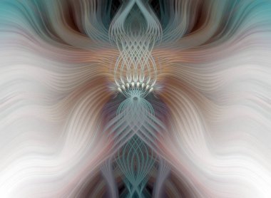 Canlı Soyut Sanatsal Simetrik Renkli Kaleydoskopik Tasarım Parlak Desenler, Geometrik Şekiller, Modern Geleceğsel Sanatsal Biçimli Değişken Enerji