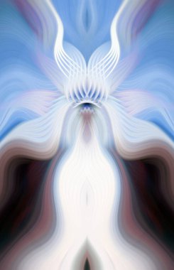 Canlı Soyut Sanatsal Simetrik Renkli Kaleydoskopik Tasarım Parlak Desenler, Geometrik Şekiller, Modern Geleceğsel Sanatsal Biçimli Değişken Enerji