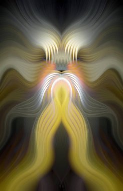 Canlı Soyut Sanatsal Simetrik Renkli Kaleydoskopik Tasarım Parlak Desenler, Geometrik Şekiller, Modern Geleceğsel Sanatsal Biçimli Değişken Enerji