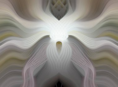 Canlı Soyut Sanatsal Simetrik Renkli Kaleydoskopik Tasarım Parlak Desenler, Geometrik Şekiller, Modern Geleceğsel Sanatsal Biçimli Değişken Enerji