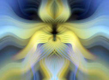 Canlı Soyut Sanatsal Simetrik Renkli Kaleydoskopik Tasarım Parlak Desenler, Geometrik Şekiller, Modern Geleceğsel Sanatsal Biçimli Değişken Enerji