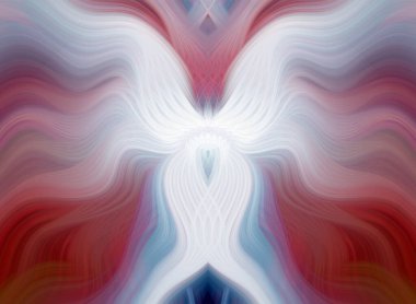 Canlı Soyut Sanatsal Simetrik Renkli Kaleydoskopik Tasarım Parlak Desenler, Geometrik Şekiller, Modern Geleceğsel Sanatsal Biçimli Değişken Enerji