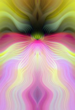 Canlı Soyut Sanatsal Simetrik Renkli Kaleydoskopik Tasarım Parlak Desenler, Geometrik Şekiller, Modern Geleceğsel Sanatsal Biçimli Değişken Enerji