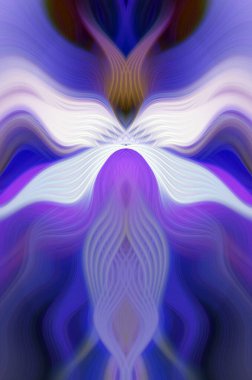 Canlı Soyut Sanatsal Simetrik Renkli Kaleydoskopik Tasarım Parlak Desenler, Geometrik Şekiller, Modern Geleceğsel Sanatsal Biçimli Değişken Enerji