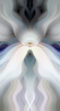 Canlı Soyut Sanatsal Simetrik Renkli Kaleydoskopik Tasarım Parlak Desenler, Geometrik Şekiller, Modern Geleceğsel Sanatsal Biçimli Değişken Enerji