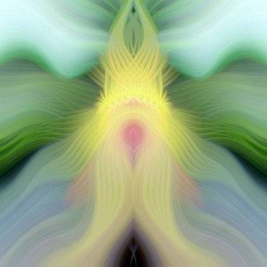 Canlı Soyut Sanatsal Simetrik Renkli Kaleydoskopik Tasarım Parlak Desenler, Geometrik Şekiller, Modern Geleceğsel Sanatsal Biçimli Değişken Enerji