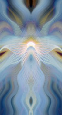 Canlı Soyut Sanatsal Simetrik Renkli Kaleydoskopik Tasarım Parlak Desenler, Geometrik Şekiller, Modern Geleceğsel Sanatsal Biçimli Değişken Enerji