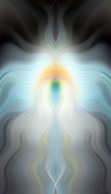 Canlı Soyut Sanatsal Simetrik Renkli Kaleydoskopik Tasarım Parlak Desenler, Geometrik Şekiller, Modern Geleceğsel Sanatsal Biçimli Değişken Enerji