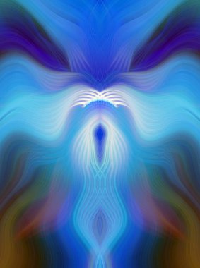 Canlı Soyut Sanatsal Simetrik Renkli Kaleydoskopik Tasarım Parlak Desenler, Geometrik Şekiller, Modern Geleceğsel Sanatsal Biçimli Değişken Enerji