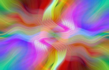 Abstract Fractal Swirling Fiber Background - Vibrant, Hypnotic Design for Creative Projects, Digital Art, and Wallpaper clipart