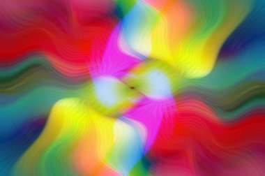 Soyut Fraktal Girdap Fiber Arkaplanı - Yaratıcı Projeler için Hipnotik Tasarım, Dijital Sanat ve Duvar Kağıdı