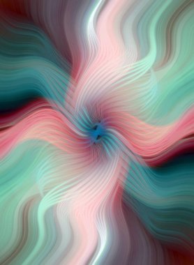 Abstract Fractal Swirling Fiber Background - Vibrant, Hypnotic Design for Creative Projects, Digital Art, and Wallpaper clipart