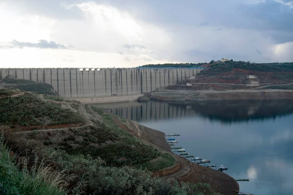 Brena Reservoir Almodovar Del Rio Cordoba Andalusia Spain — Stock Photo, Image