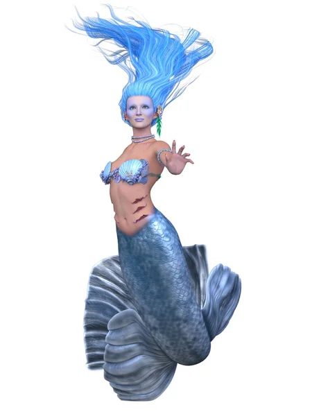 Rendering Mermaid — Stock Photo, Image
