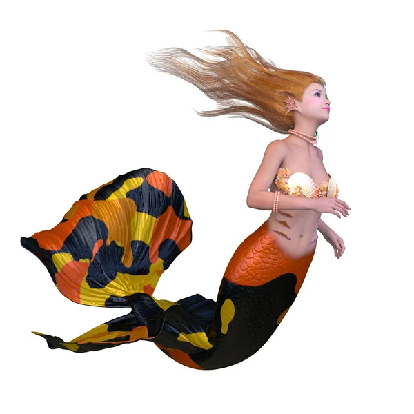 Representación Una Sirena —  Fotos de Stock
