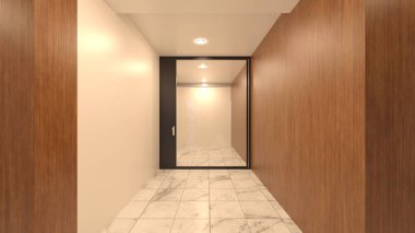 Koridorun 3B görüntülemesi