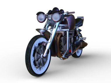 Motosikletin 3D görüntüsü