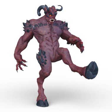 bir iblis 3D render
