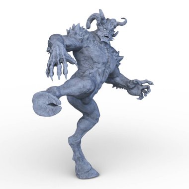 bir iblis 3D render