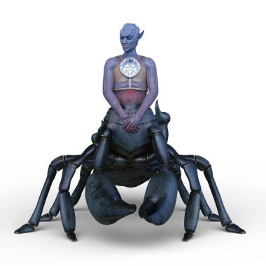 Bir akrep adamın 3 boyutlu görüntüsü