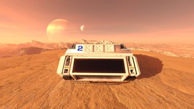 Gezegen keşif üssünün 3D görüntülemesi