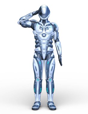 Bir siber adamın 3 boyutlu canlandırması