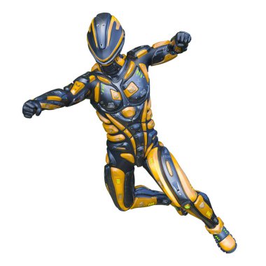 Bir siber adamın 3 boyutlu canlandırması