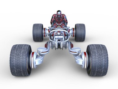 ATV 'de bir siber adamın 3D canlandırması