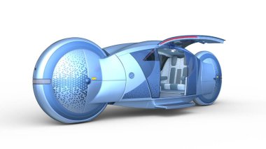 3D rendering of an automatic car