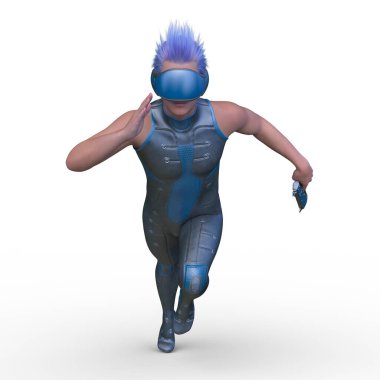 Bir siber adamın 3 boyutlu canlandırması