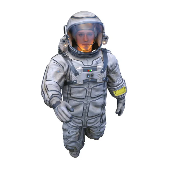 Weergave Van Een Mannelijke Astronaut — Stockfoto
