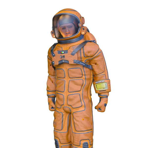 Renderização Astronauta Masculino — Fotografia de Stock
