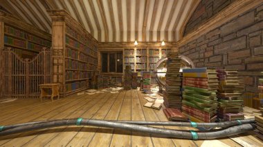 Referans odasının 3B görüntülemesi