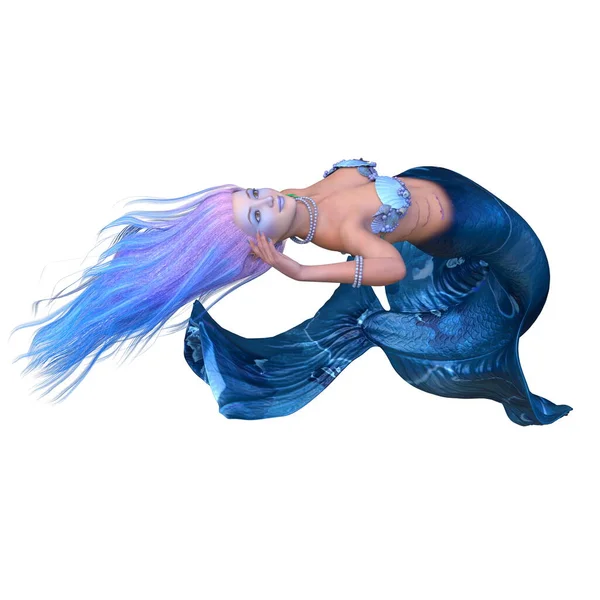 stock image 3D rendering of a mermaid