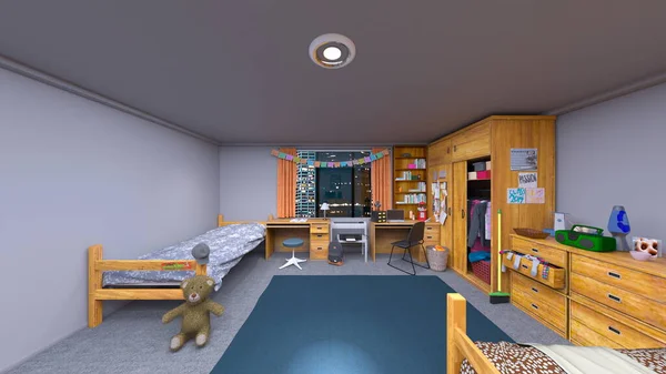 stock image 3D rendering of the nursery